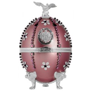 Импириал Колекшън Фаберже Лилаво с Цветя / Imperial Collection Faberge Lilac Silver