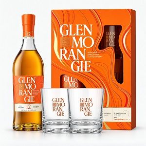 Уиски Гленморанджи 12 Г. + 2 чаши / Whisky Glenmorangie + 2 glasses