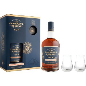 Ром Чеърменс Ризърв Забравените Бъчви + 2 Чаши / Chairman's Reserve Rum The Forgotten Casks + 2 Glasses