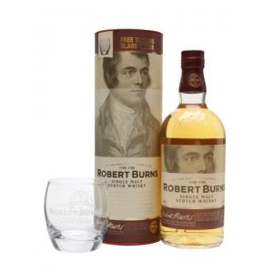 Аран Робърт Бърнс Сингъл Малц + Подарък чаша / Arran The Robert Burns Single Malt Scotch Whisky + Glass set