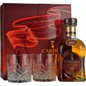 Уиски Кардю 12 Г. + 2 Чаши Кутия / Whisky Cardhu 12 YO + 2 Glasses Box