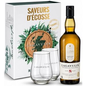 Лагавулин 8 Г. + 2 Чаши / Lagavulin 8 YO + 2 Glasses