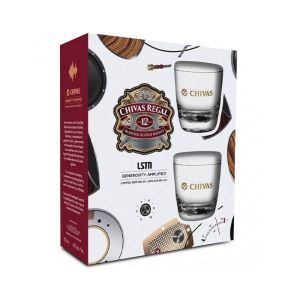 Чивас Регал 12YO + 2 Чаши / Chivas Regal 12YO Glass Set
