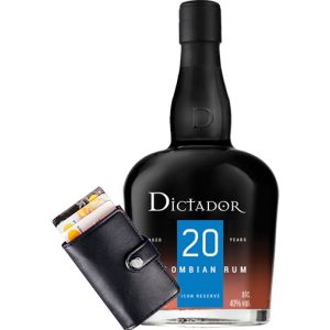 Диктадор 20г. + слим портфейл за карти / Dictador 20YO + Premium Slim Wallet 