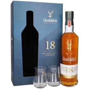 Гленфидих 18 Г. + 2 Чаши / Glenfiddich 18 YO With 2 Glasses