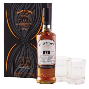 Баумор 12г. + 2 Чаши / Bowmore 12YO + 2 Glasses