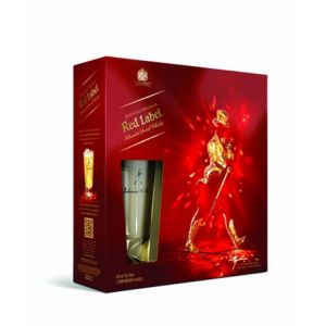 Джони Уокър Червен Етикет + Висока Чаша / Johnie Walker Red Label + Glass