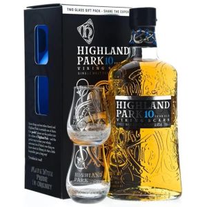 Уиски Хайленд Парк 10 Г. + 2 Чаши / Whisky Highland Park 10 YO Glass Pack