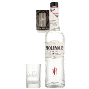 Ликьор Самбука Молинари + Чаша / Liqueur Sambuca Molinari & Glass 