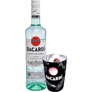 Бакарди Бял Ром + Светеща Чаша / Bacardi Blanco + Light Up Glass