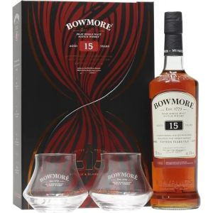 Баумор 15 Г. + 2 Чаши / Bowmore 15 YO With 2 Glasses