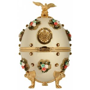 Imperial Collection Faberge White with Flowers / Фаберже Бяло с Цветя