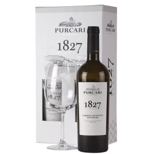 Каберне Совиньон Шато Пуркари 1827 + Чаша / Cabernet Sauvignon Chateau Purcari 1827 + Glass