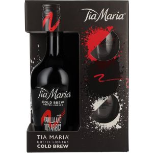 Ликьор Тиа Мария Колдбрю + 2 Чаши / Liqueur Tia Maria Cold Brew & Glasses Pack