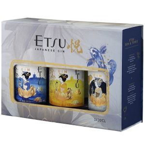 Джин Етсу + Етсу Дабъл Юзу + Пацифик Оушън Пакет / Gin Etsu & Etsu Double Yuzu & Pacific Ocean Pack 3х200ml