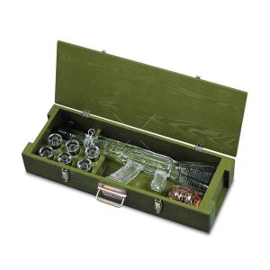 Водка Калашников + 6 Чаши + Граната / Red Army Kalashnikov Vodka + 6 Glasses + Granate