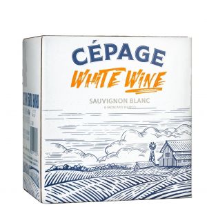 Вино Совиньон Блан и Мускат Бианко Сепаж Логодаж Бокс / Logodaj White Wine Cepage Sauvignon Blanc & Muscato Bianco