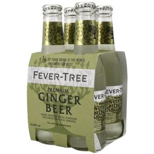 Тоник Фивър Трии Джинджър Бира 4х200мл. / Tonic Fever-Tree Ginger Beer 4х200ml.