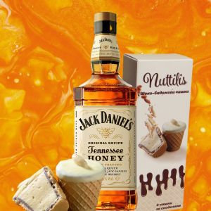 Комплект Джак Даниелс Хъни + Нутилис Шоко Бадемов Десерт х 4 / Jack Daniel's Honey Sweet Pack