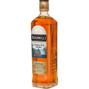 Бушмилс Сингъл малц + грейн Карибиан Ром каск Финиш / Bushmill's Caribbean Rum Cask Finish 