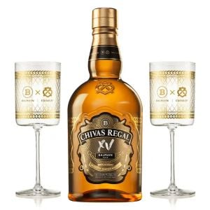 Чивас XV x Балмейнс / Chivas Regal Balmain Drop + 2 Glasses