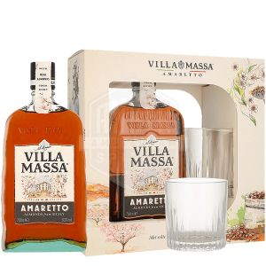 Вила Маса Амарето + Чаша / Villa Massa Amaretto Giftset