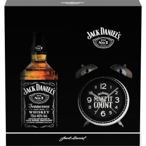 Джак Даниелс + Будилник / Jack Daniel's Alarm Clock Gift Set