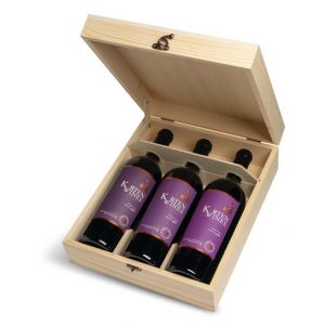 Дървен Сандък Кортен Трилогия Сира / Wooden Box Korten Syrah