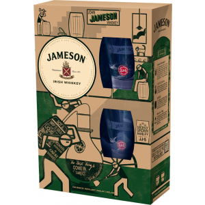Джеймисън + 2 чаши / Jameson Irish Whiskey + 2 glasses