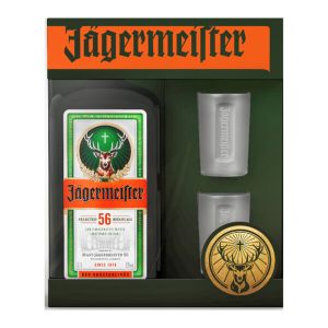 Йегермайстер + 2 Шот Чаши / Jagermeister Glass Set