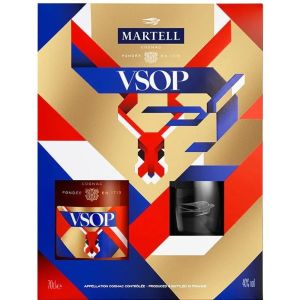 Коняк Мартел VSOP + 2 Чаши / Cognac Martell VSOP + 2 Glasses Gift Set