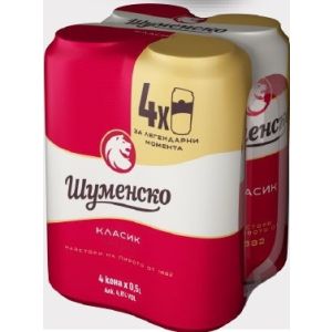 Бира Шуменско Кен Мултипак 4 броя / Beer Shumensko Can Multipack