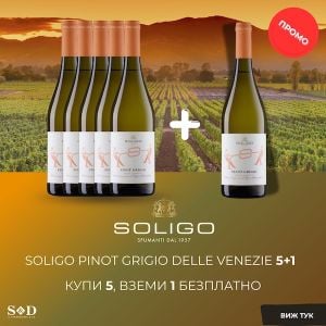 Солиго Пино Гриджо Деле Венецие Промо 5+1 / Soligo Pinot Grigio Delle Venezie 5+1