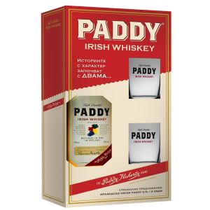 Уиски Пади + 2 Чаши / Whisky Paddy Glass Pack