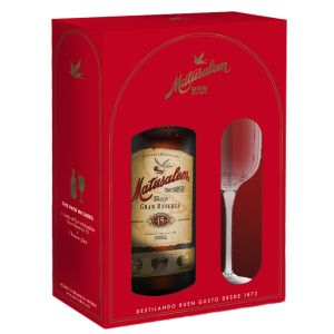 Ром Матусалем Гран Резерва 15Г. + Чаша / Rum Matusalem Gran Reserva 15 YO Glass Set