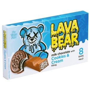 Лава Беър Млечен Шоколад Бисквити и Крем / Lava Bear Chocolate Cookies & Cream