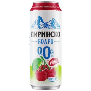 Бира Пиринско Бодро Череша Кен / Beer Pirinsko Cherry Can