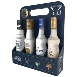 Ракъ Колекция / Raki Collection 4 x 0,20L. - Yeni Raki + Yeni Raki Ala + Tekirdag Raki + Tekirdag Raki Gold