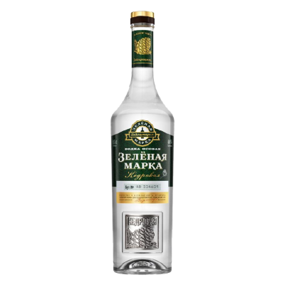 Зельоная Марка Кедрова Водка / Zelenaya Marka Pine Vodka