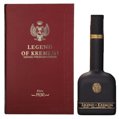 Легенда Кремля Черна Бутилка с Червена Книга / Legend of Kremlin Black Bottle Red Book 