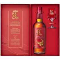 Уиски Кавалан Трипъл Шери Годината на Коня + Дегустационна Чаша / Kavalan Triple Sherry Cask - Year of the Horse 2026 + Glass Gift