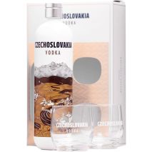 Чехословакия Водка + 2 чаши / Czechoslovakia Vodka + 2 Glasses