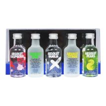 Водка Абсолют Мини Микс Сет / Vodka Absolut Mini Mix Set 5x50ml