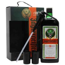 Йегермайстер + 2 Шот Чаши и Помпа / Jagermeister Gift Set
