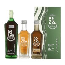 Кавалан Консъртмастър Каск Подаръчен Сет / Kavalan Concertmaster Cask + GB +5cl Classic +5cl Distillery
