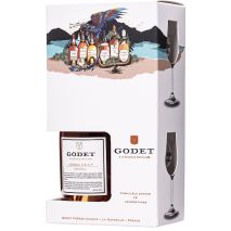 Коняк Годет VSOP + 2 Чаши / Godet VSOP + 2 Glasses
