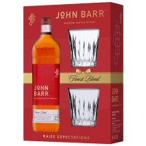 Джон Бар Червен Етикет + 2 Чаши / John Barr Red Label Glass Set