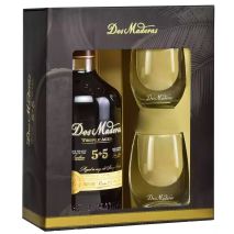 Ром Дос Мадерас 5+5 10г. + 2 чаши / Rum Dos Maderas 5+5 10YO + 2 Glasses Gift Set