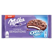 Бисквити Милка Сенсейшънс Орео Крем / Biscuits Milka Sensations Oreo Cream