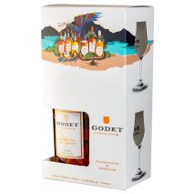 Коняк Годет XO + 2 Чаши / Godet XO + 2 Glasses